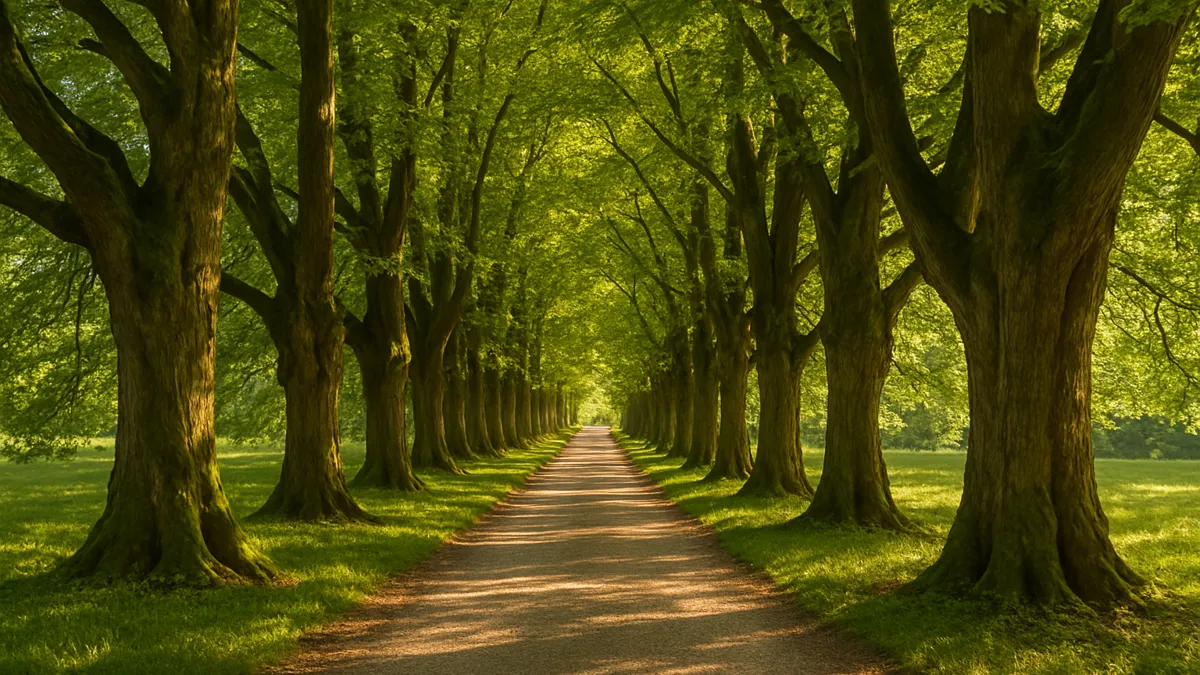 Valdická brána a lipová alej